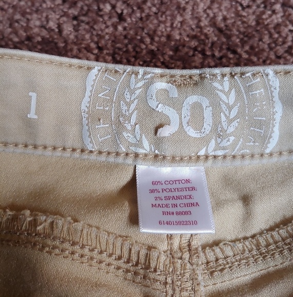 SO heritage cream/khaki jegging pants - Picture 2 of 4